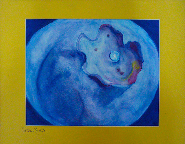 My Blueberry -11x14, watercolor, 2013