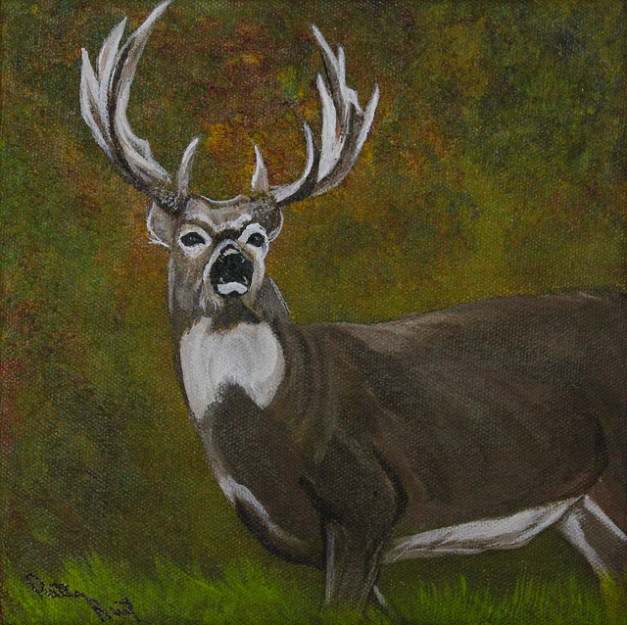 I See You - 8x8, Acrylic on Canvas, 2013