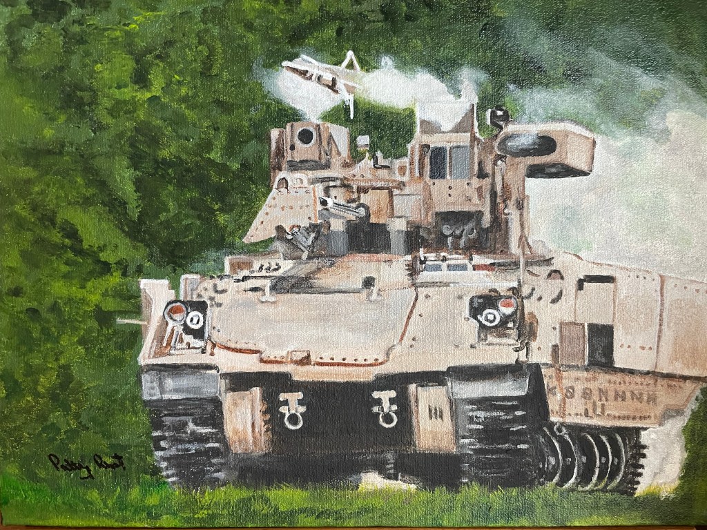 Daniel’s Tank - 12”x 16” Acrylic on canvas