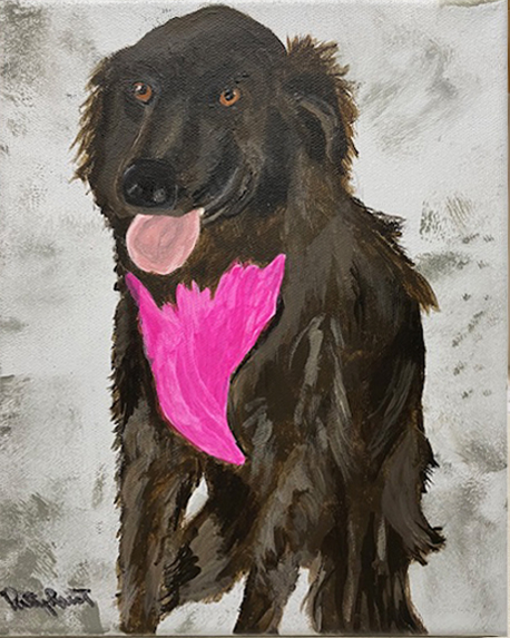 Andromeda - Acrylic on canvas 8”x10”