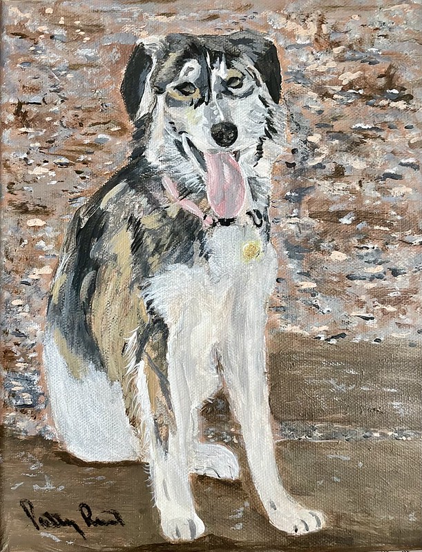 Athena- Acrylic on canvas 8”x10”